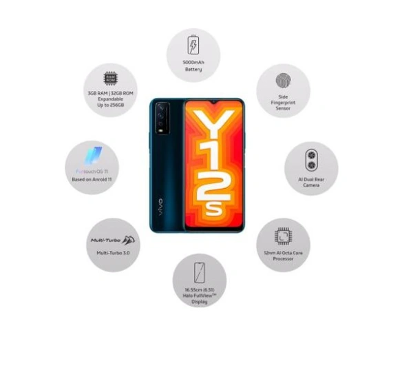 Vivo Y12S | 3GB+32 GB | FREE Headphones worth Rs. 299